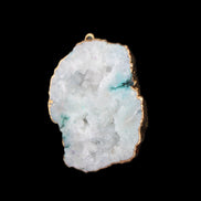 Quartz geode pendant 43-47mm 28g in sunlight - Rocks and Things Store