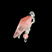 Smelted Glass pendulum 32mm 8g in sunlight - Rocks and Things Store