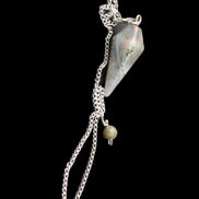 Labradorite pendulum 32mm 9g in sunlight - Rocks and Things Store