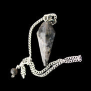 Labradorite pendulum 32mm 9g in sunlight - Rocks and Things Store