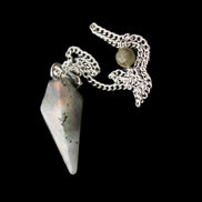 Labradorite pendulum 32mm 9g in sunlight - Rocks and Things Store