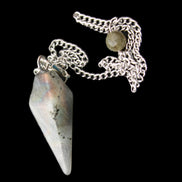 Labradorite pendulum 32mm 9g in sunlight - Rocks and Things Store