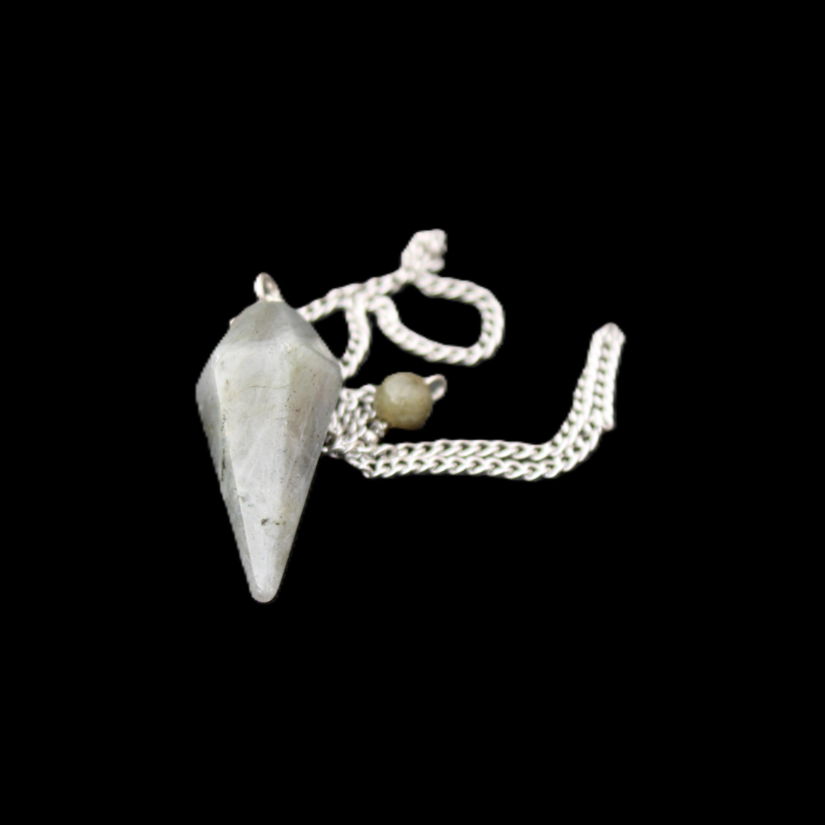 Labradorite pendulum 32mm 9g in sunlight - Rocks and Things Store