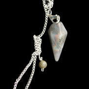Labradorite pendulum 32mm 9g in sunlight - Rocks and Things Store