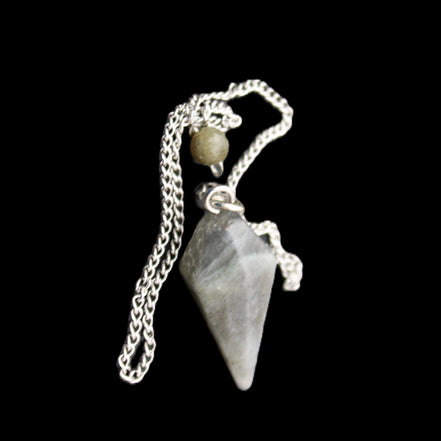 Labradorite pendulum 32mm 9g in sunlight - Rocks and Things Store