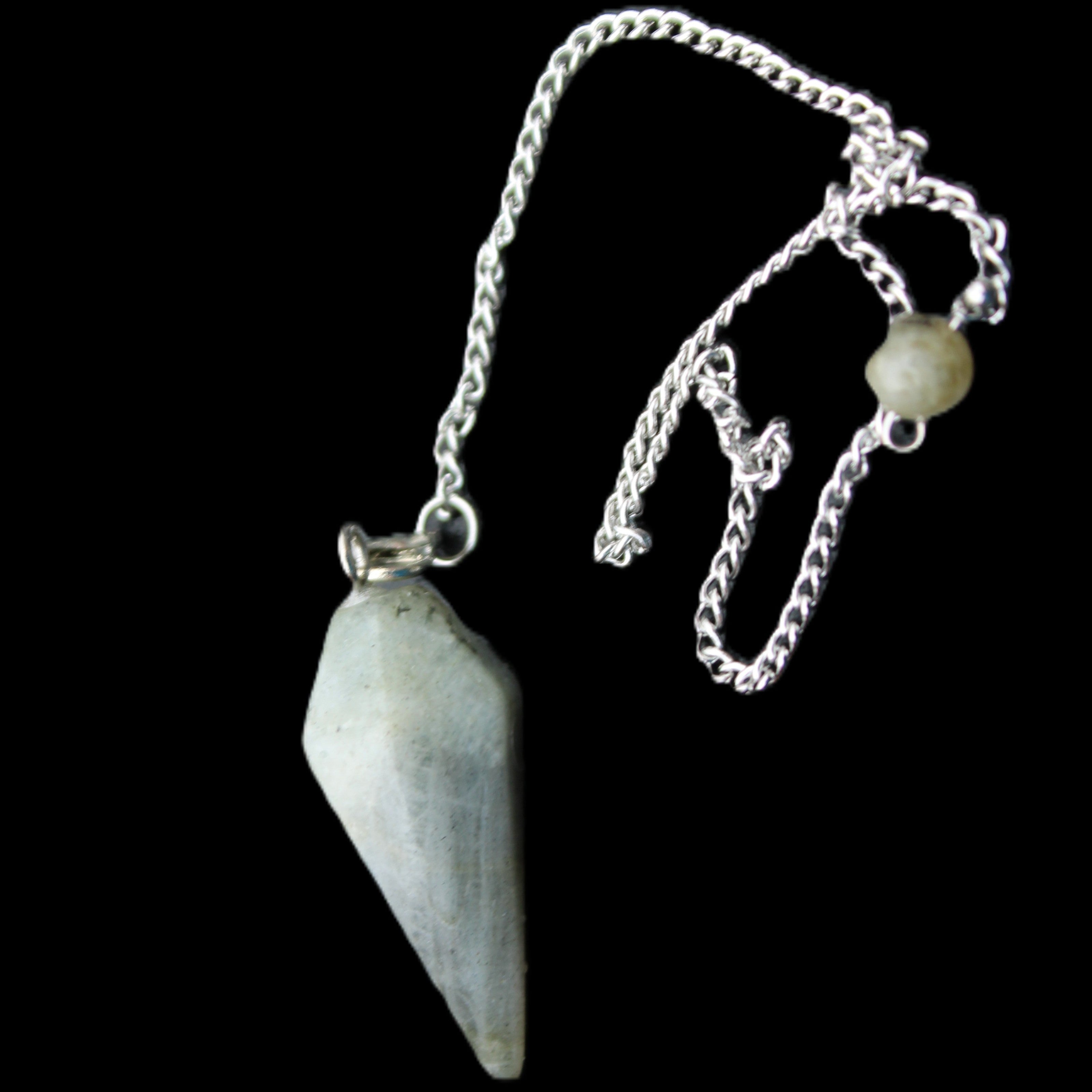 Labradorite pendulum 32mm 9g in sunlight - Rocks and Things Store