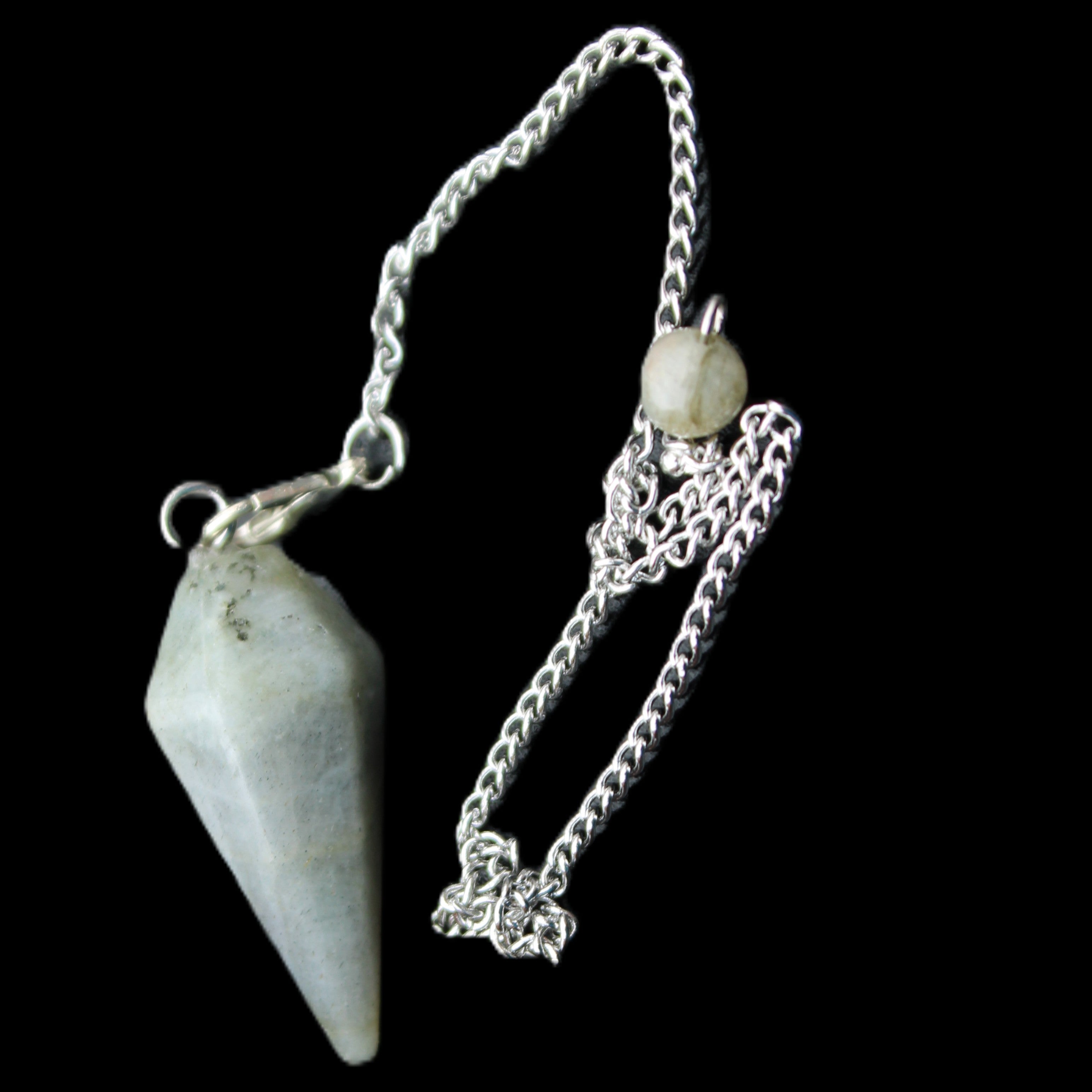 Labradorite pendulum 32mm 9g in sunlight - Rocks and Things Store