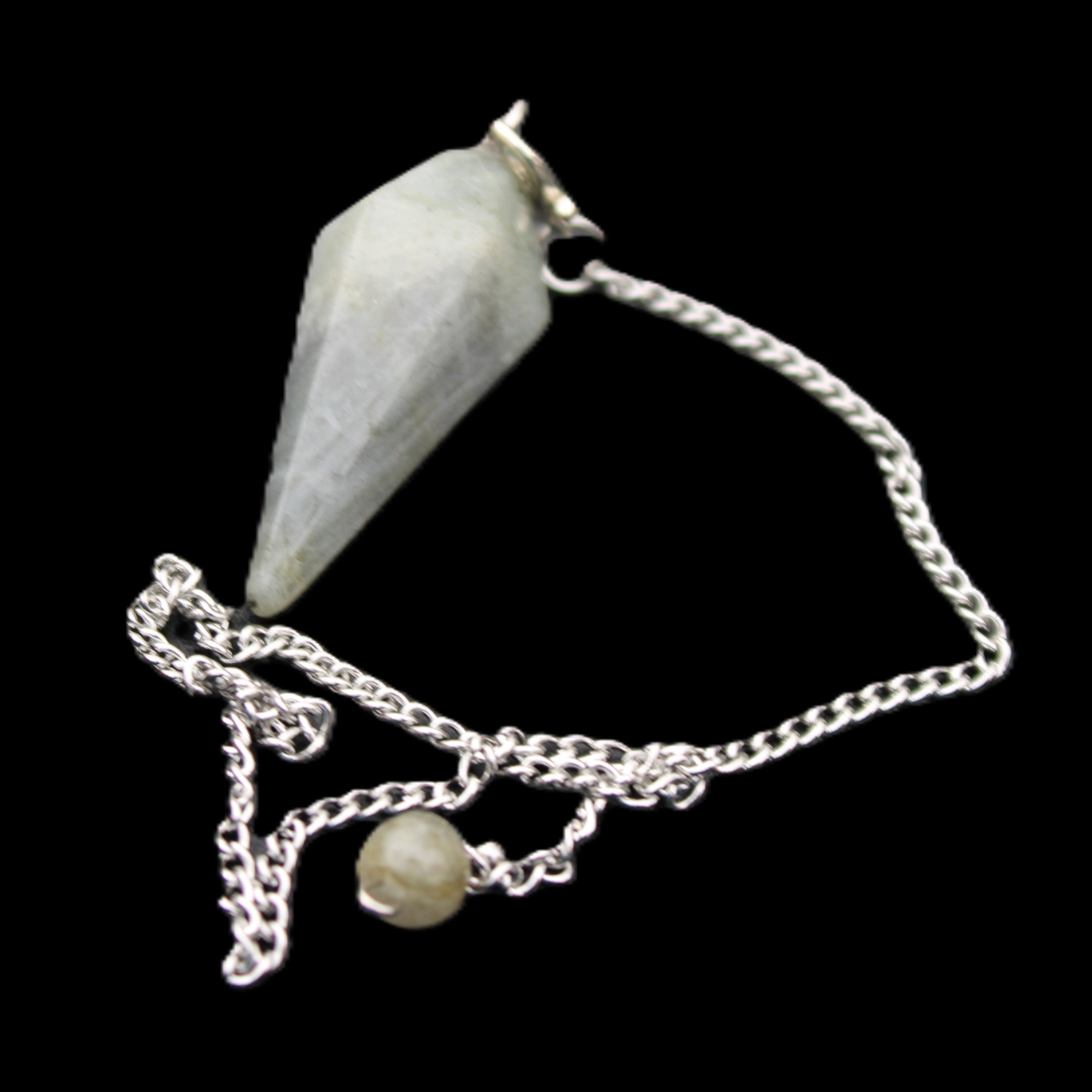 Labradorite pendulum 32mm 9g in sunlight - Rocks and Things Store