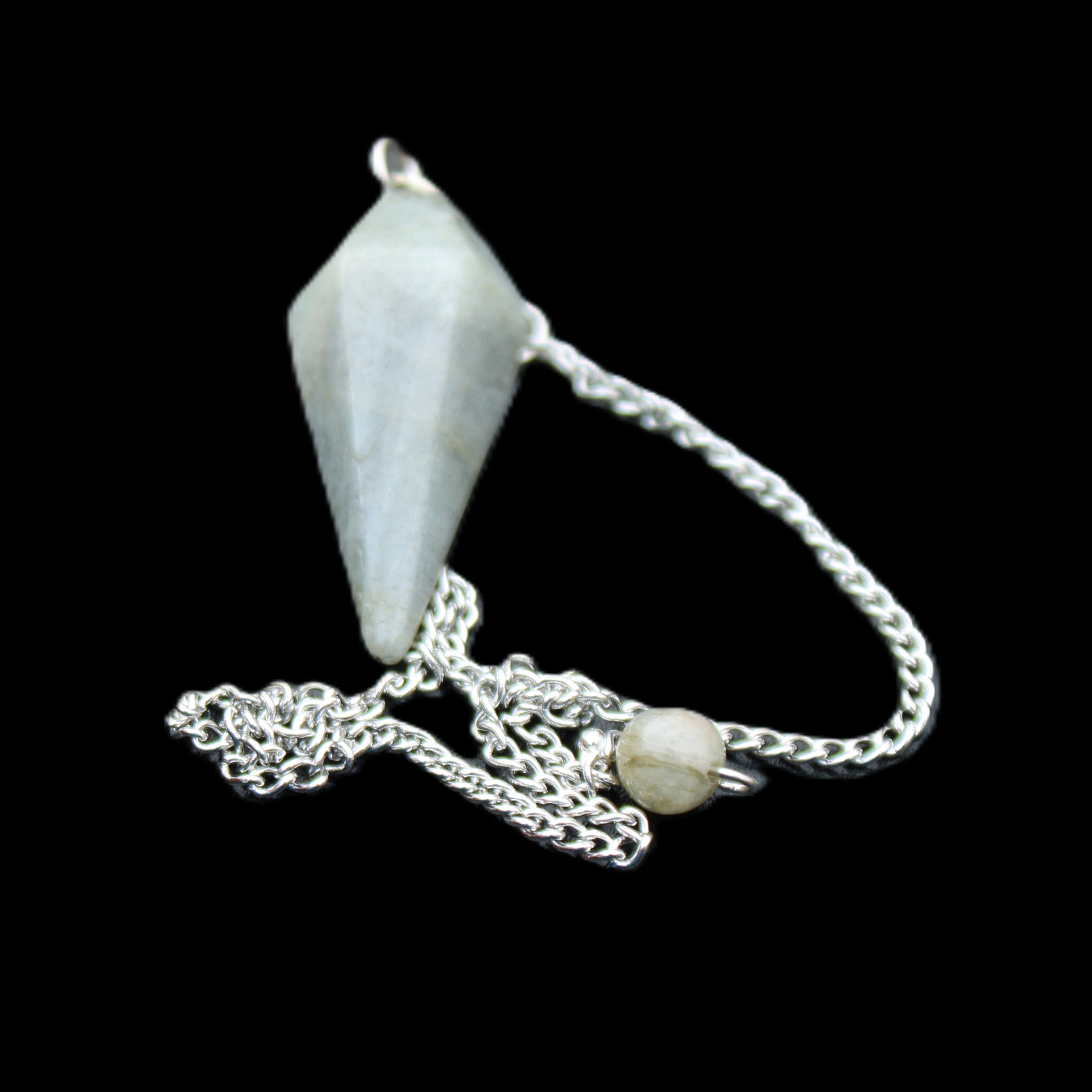 Labradorite pendulum 32mm 9g in sunlight - Rocks and Things Store