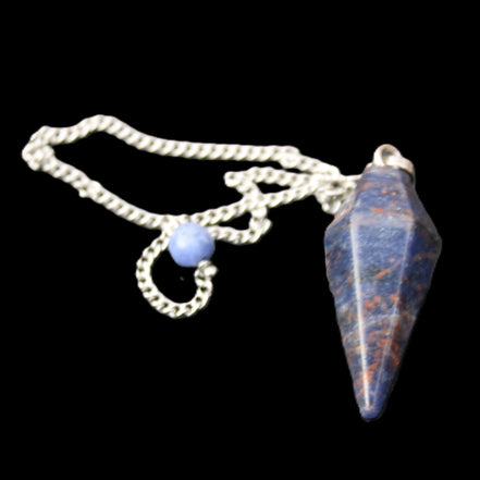 Sodalite pendulum 35mm 9g in sunlight - Rocks and Things Store