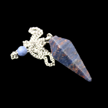 Sodalite pendulum 35mm 9g in sunlight - Rocks and Things Store