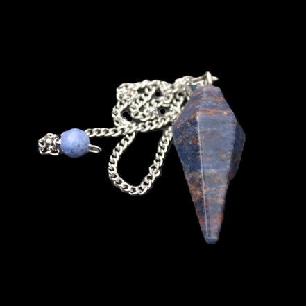 Sodalite pendulum 35mm 9g in sunlight - Rocks and Things Store