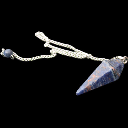 Sodalite pendulum 35mm 9g in sunlight - Rocks and Things Store