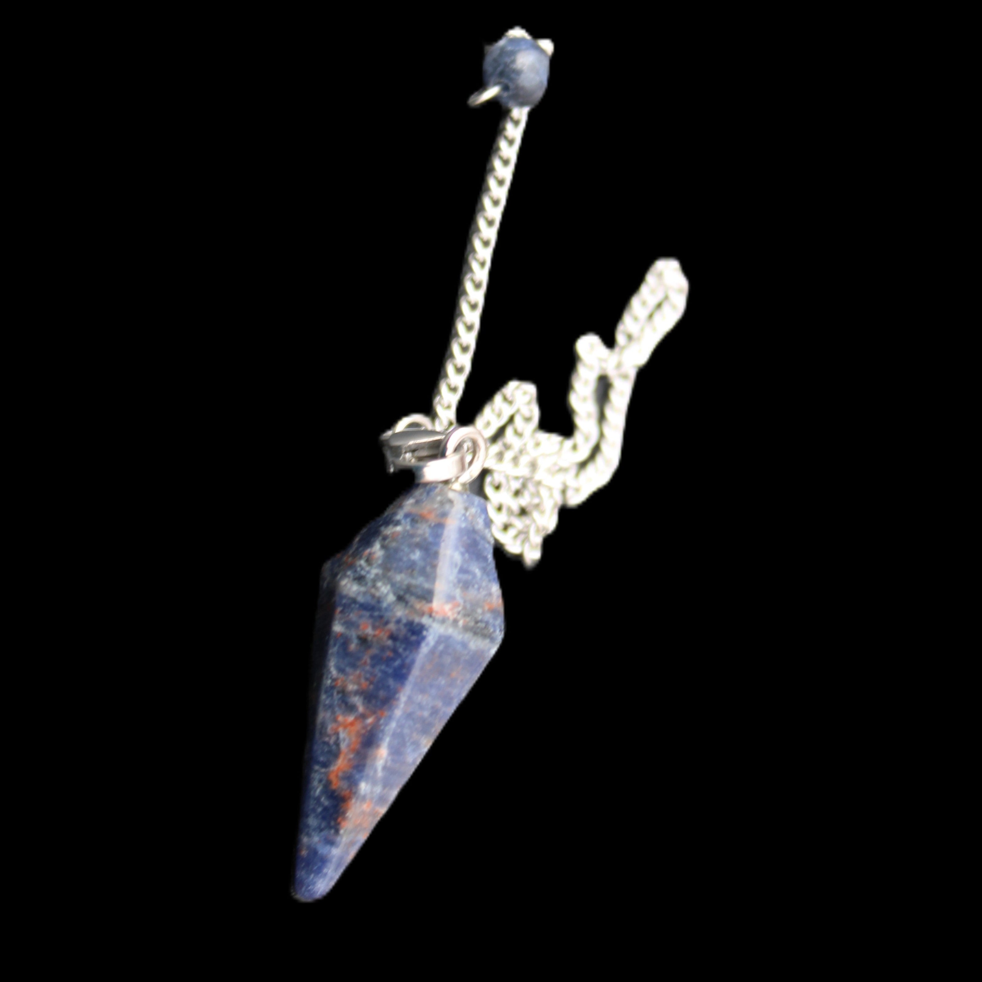 Sodalite pendulum 35mm 9g in sunlight - Rocks and Things Store