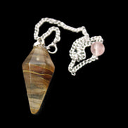 Smelted Glass pendulum 31mm 7g in sunlight - Rocks and Things Store