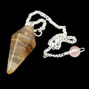 Smelted Glass pendulum 31mm 7g in sunlight - Rocks and Things Store