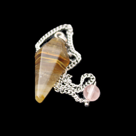 Smelted Glass pendulum 31mm 7g in sunlight - Rocks and Things Store