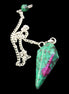 Zoisite pendulum 30mm 9g in sunlight - Rocks and Things Store
