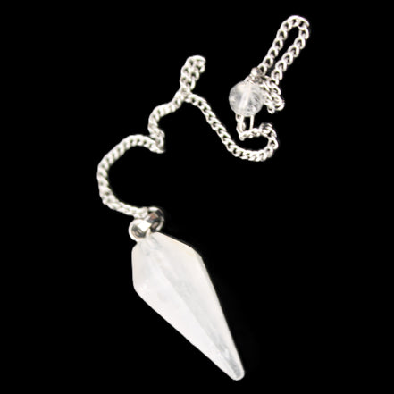 Quartz pendulum 34mm 10g in sunlight - Rocks and Things Store