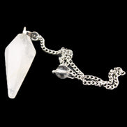 Quartz pendulum 34mm 10g in sunlight - Rocks and Things Store