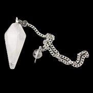Quartz pendulum 34mm 10g in sunlight - Rocks and Things Store