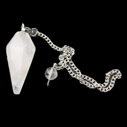 Quartz pendulum 34mm 10g in sunlight - Rocks and Things Store
