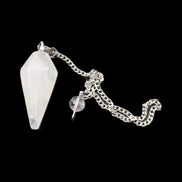 Quartz pendulum 34mm 10g in sunlight - Rocks and Things Store