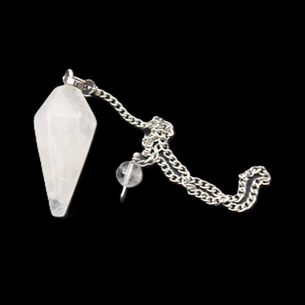 Quartz pendulum 34mm 10g in sunlight - Rocks and Things Store