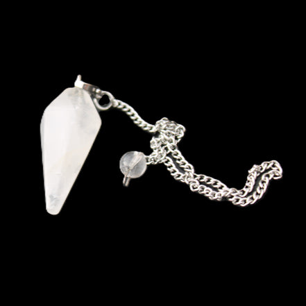 Quartz pendulum 34mm 10g in sunlight - Rocks and Things Store