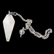 Quartz pendulum 34mm 10g in sunlight - Rocks and Things Store