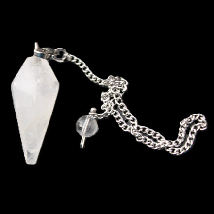Quartz pendulum 34mm 10g in sunlight - Rocks and Things Store