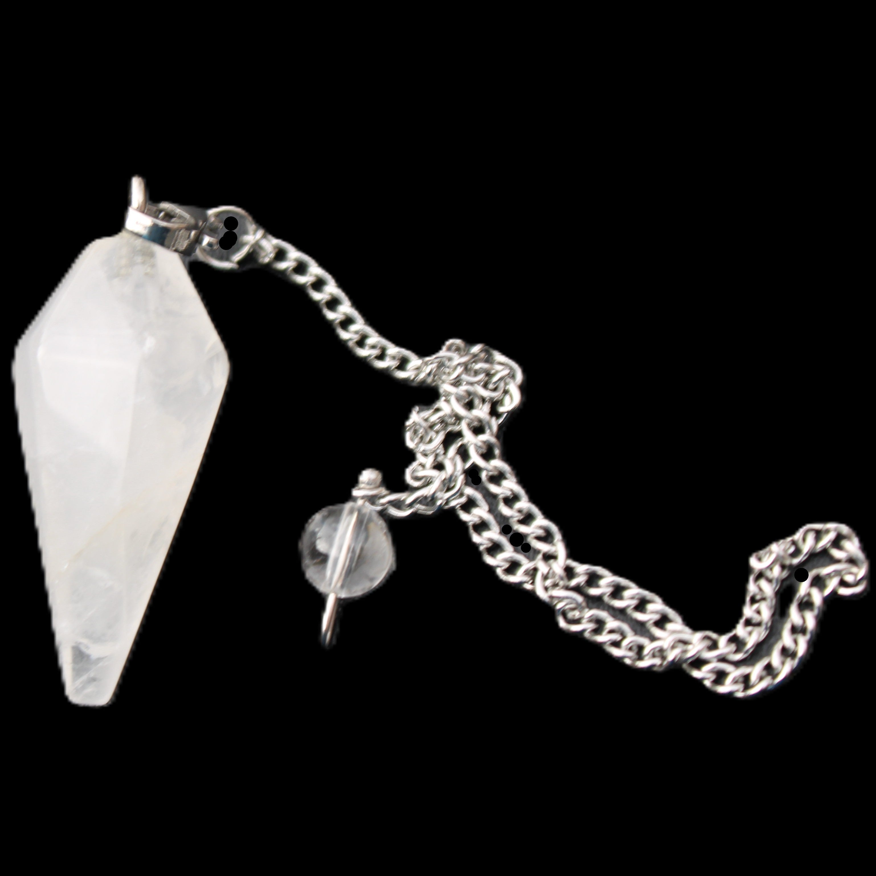 Quartz pendulum 34mm 10g in sunlight - Rocks and Things Store
