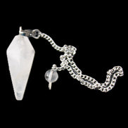 Quartz pendulum 34mm 10g in sunlight - Rocks and Things Store