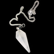 Quartz pendulum 34mm 10g in sunlight - Rocks and Things Store