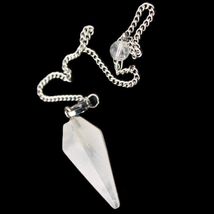 Quartz pendulum 34mm 10g in sunlight - Rocks and Things Store