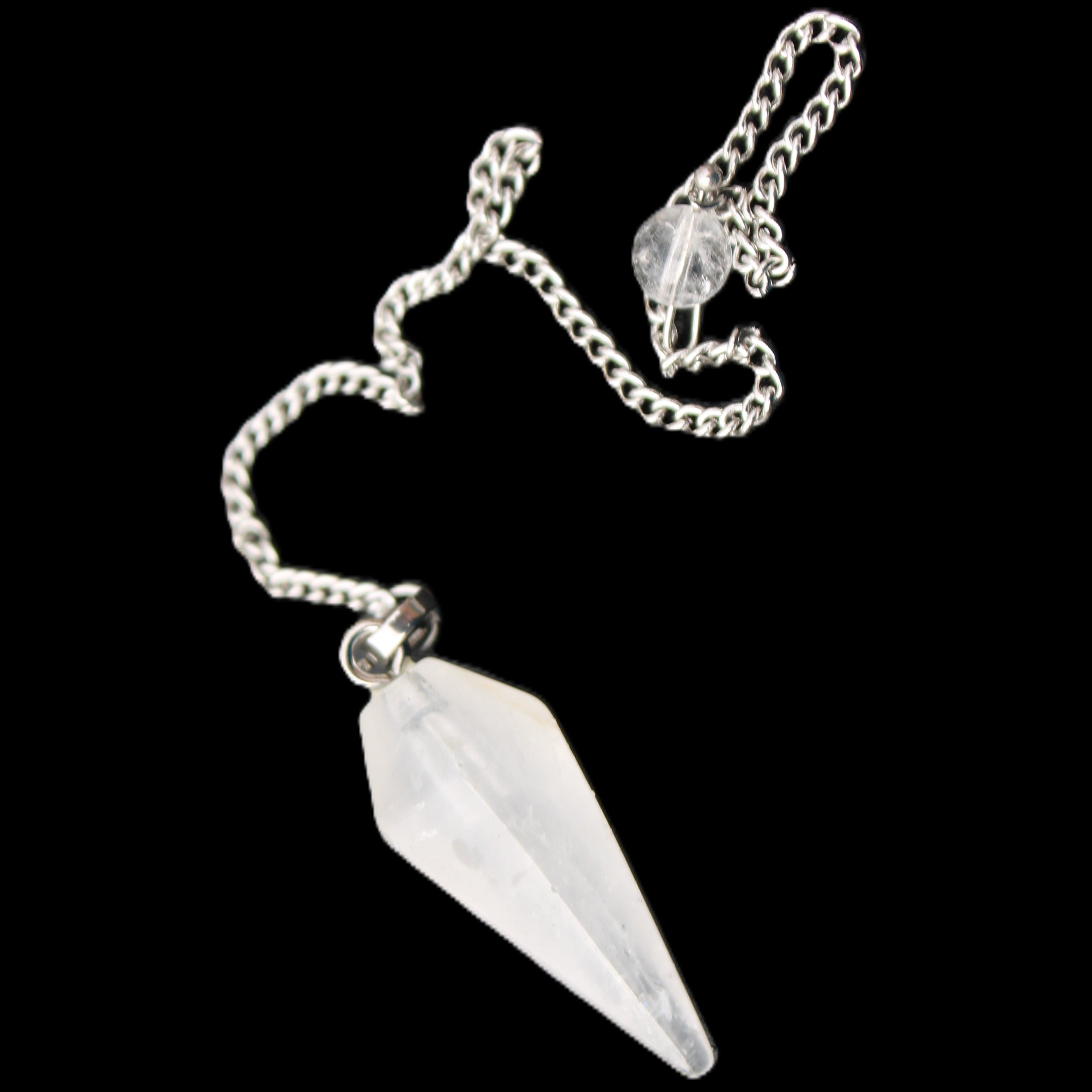Quartz pendulum 34mm 10g in sunlight - Rocks and Things Store