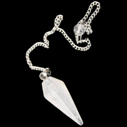 Quartz pendulum 34mm 10g in sunlight - Rocks and Things Store