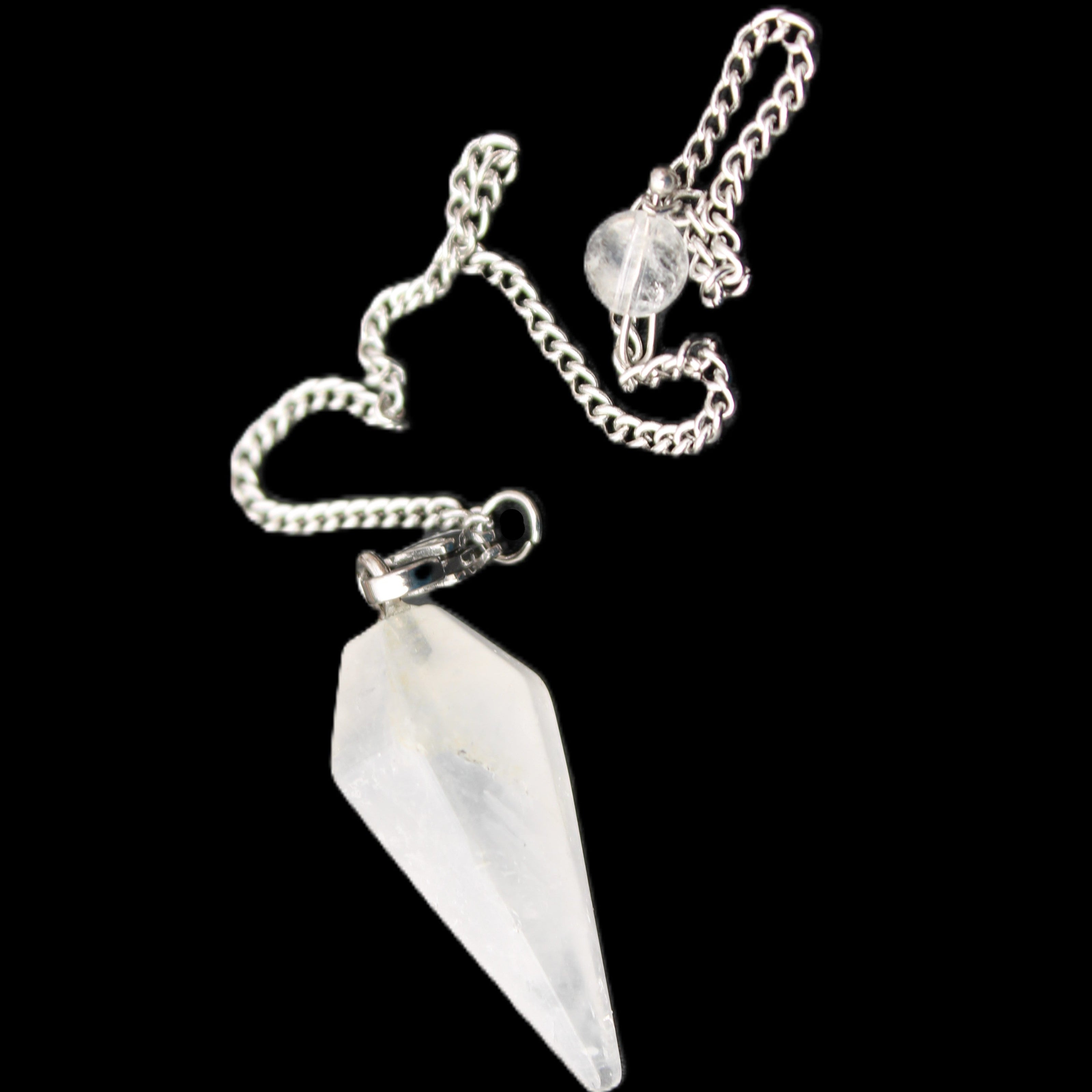 Quartz pendulum 34mm 10g in sunlight - Rocks and Things Store