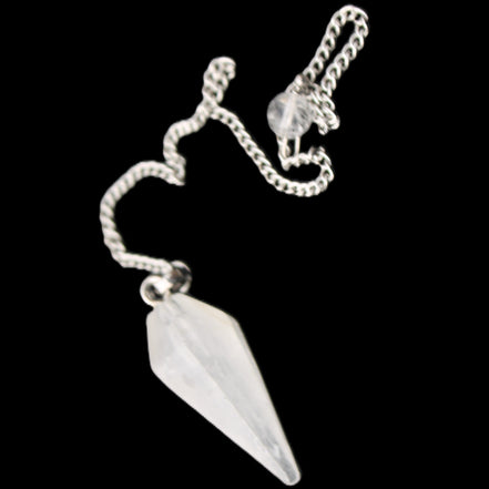 Quartz pendulum 34mm 10g in sunlight - Rocks and Things Store