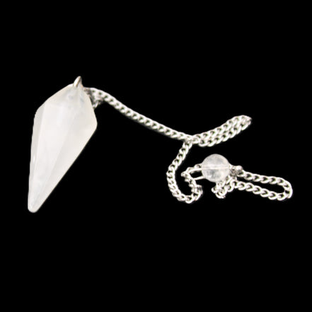 Quartz pendulum 34mm 10g in sunlight - Rocks and Things Store