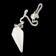 Quartz pendulum 34mm 10g in sunlight - Rocks and Things Store