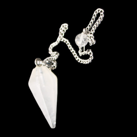 Quartz pendulum 34mm 10g in sunlight - Rocks and Things Store