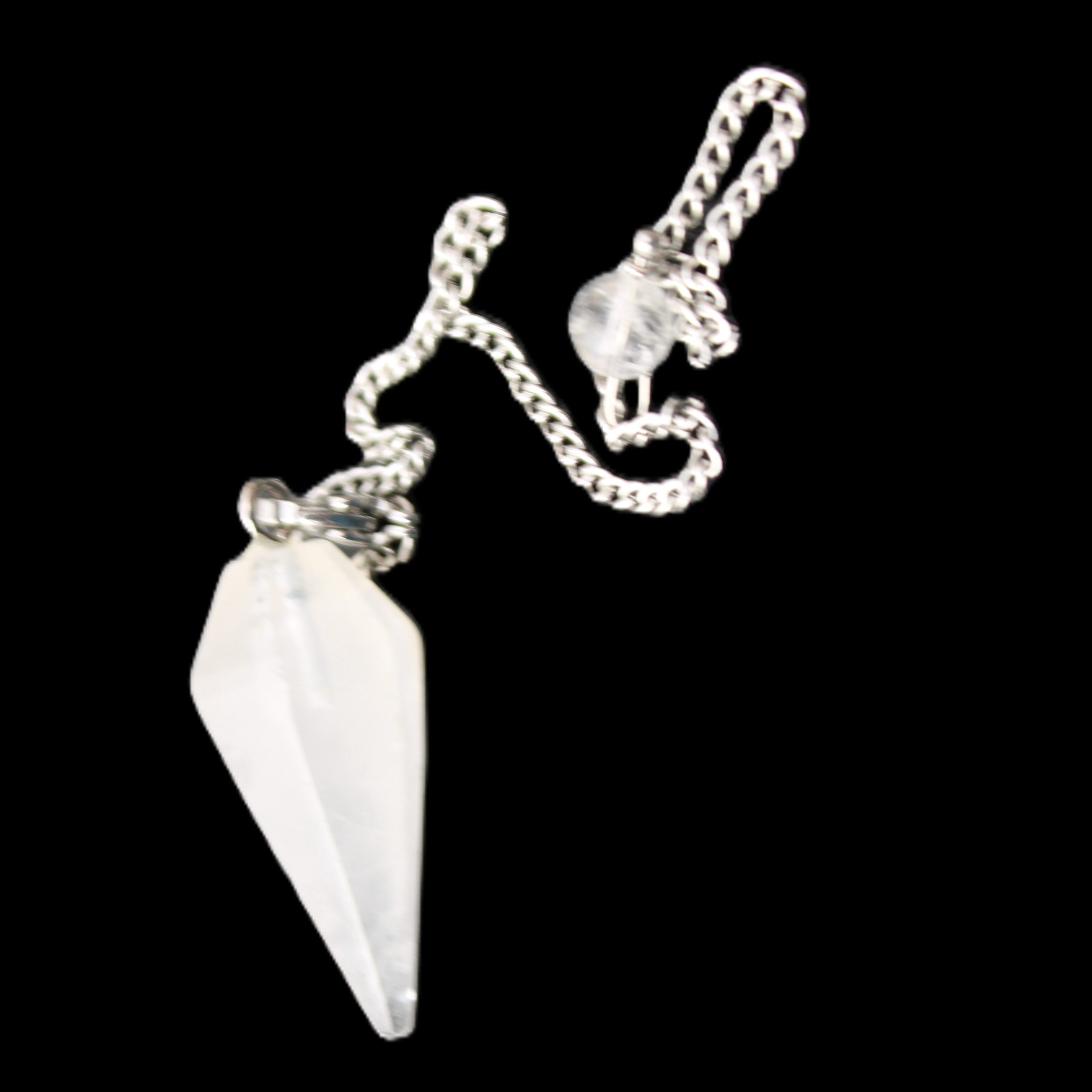 Quartz pendulum 34mm 10g in sunlight - Rocks and Things Store