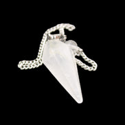 Quartz pendulum 34mm 10g in sunlight - Rocks and Things Store