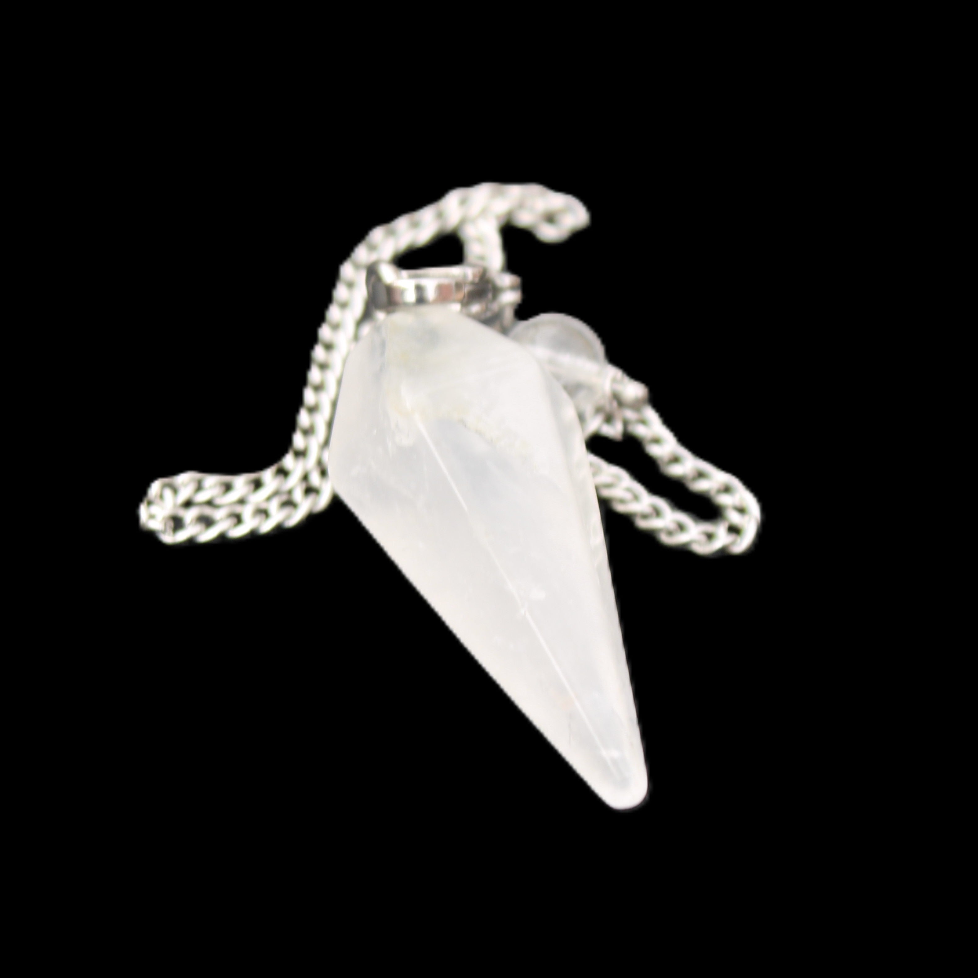 Quartz pendulum 34mm 10g in sunlight - Rocks and Things Store