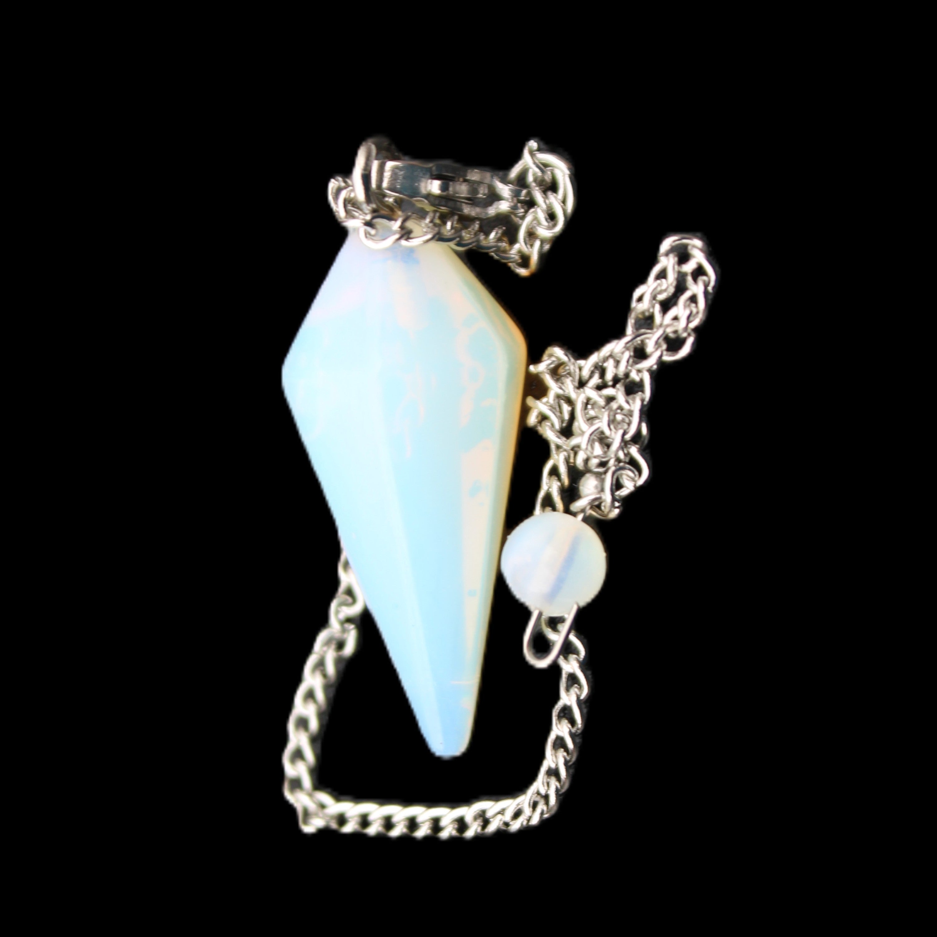 Opalite pendulum 32mm 8g in sunlight - Rocks and Things Store
