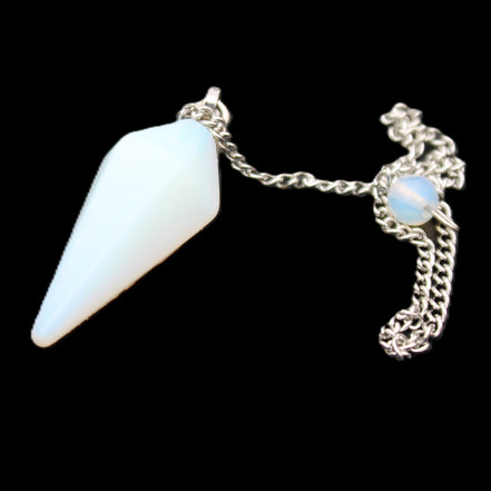 Opalite pendulum 32mm 8g in sunlight - Rocks and Things Store