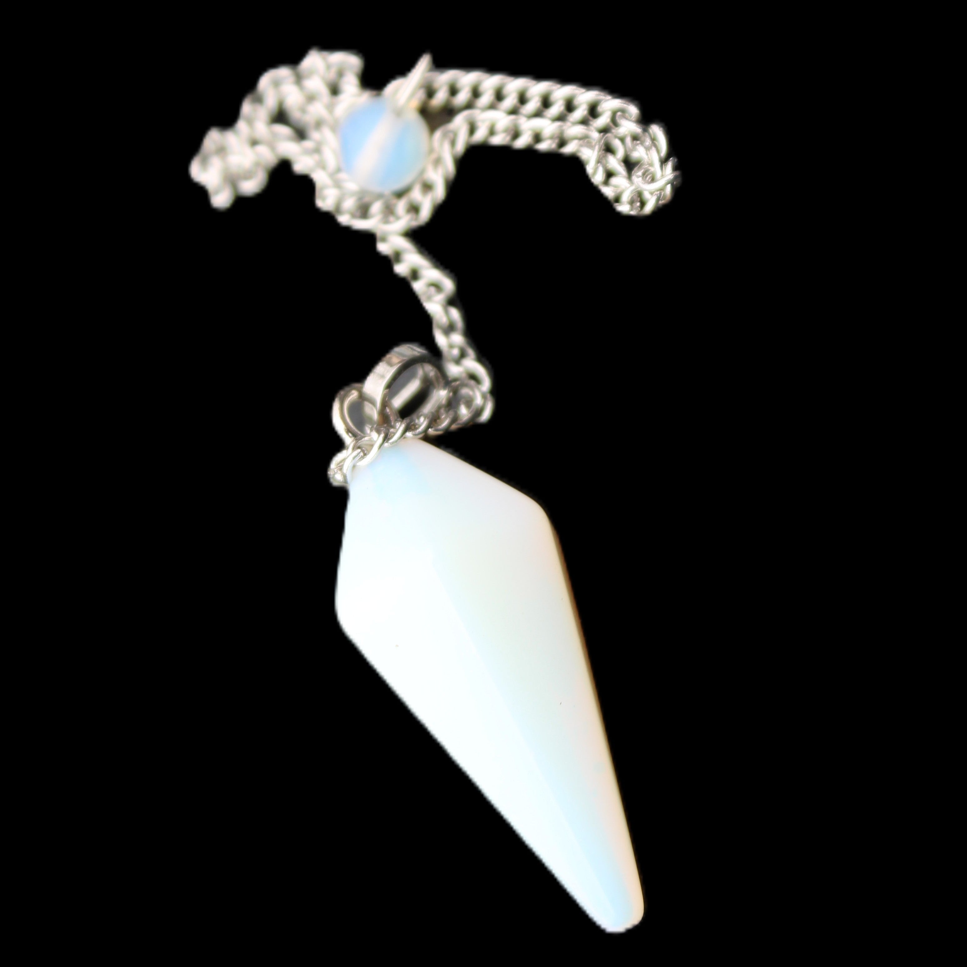Opalite pendulum 32mm 8g in sunlight - Rocks and Things Store
