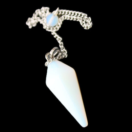 Opalite pendulum 32mm 8g in sunlight - Rocks and Things Store
