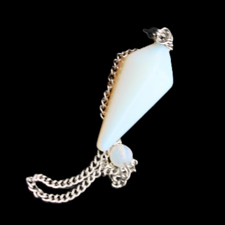 Opalite pendulum 32mm 8g in sunlight - Rocks and Things Store